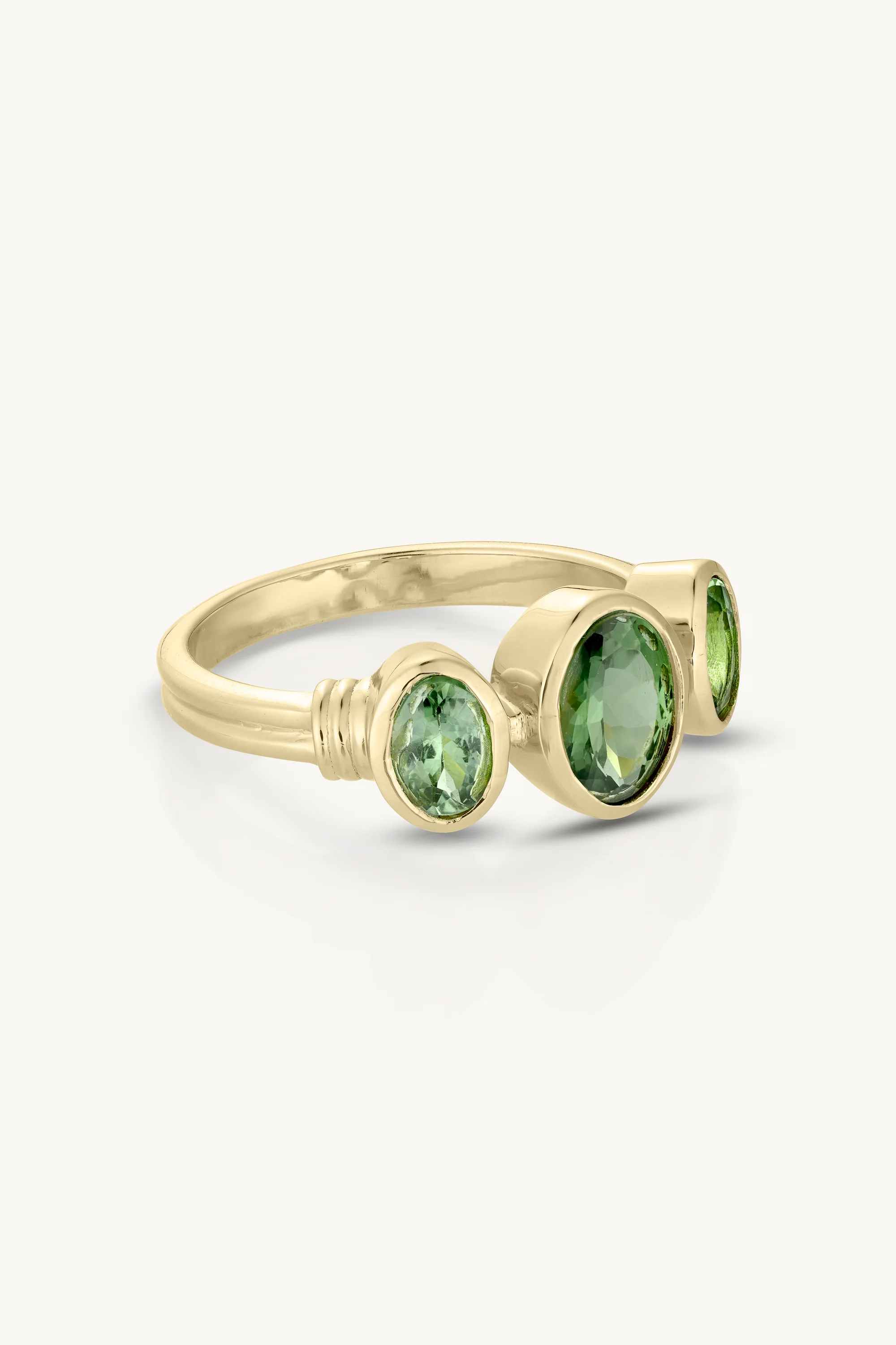 Trinity Apatite Gold Ring - Image 4