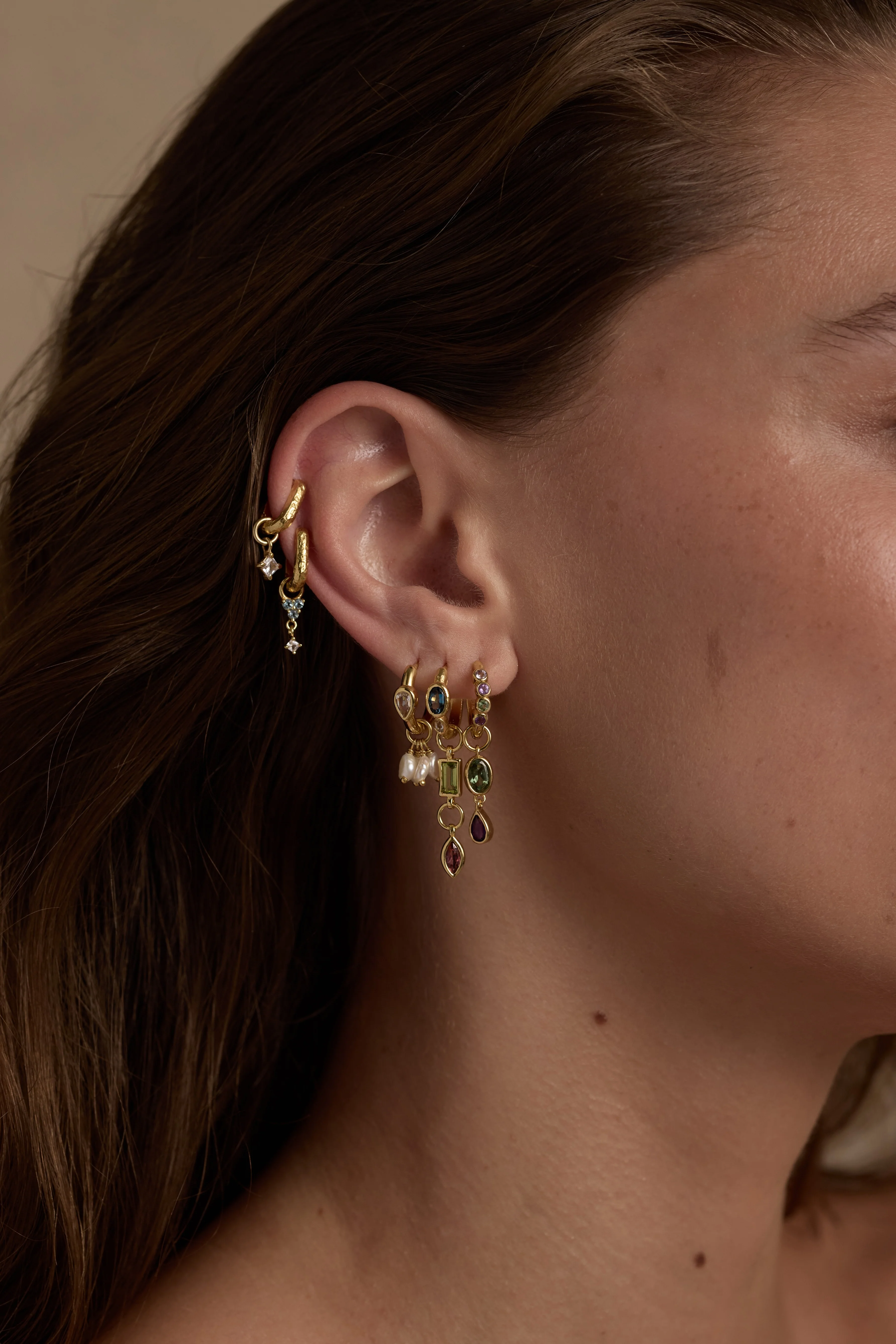 Cluster Pearl Gold Charm - Image 5