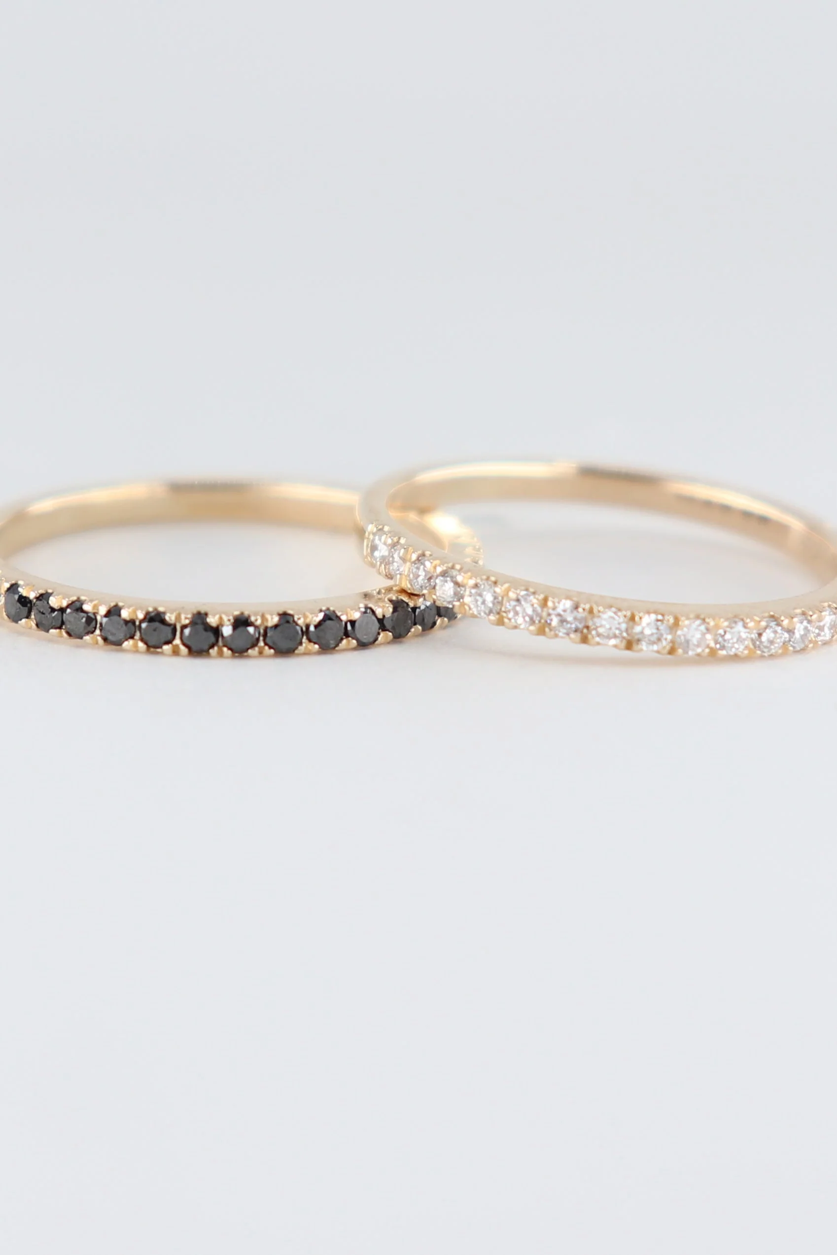 Pave Diamond Yellow Gold Band - Image 3