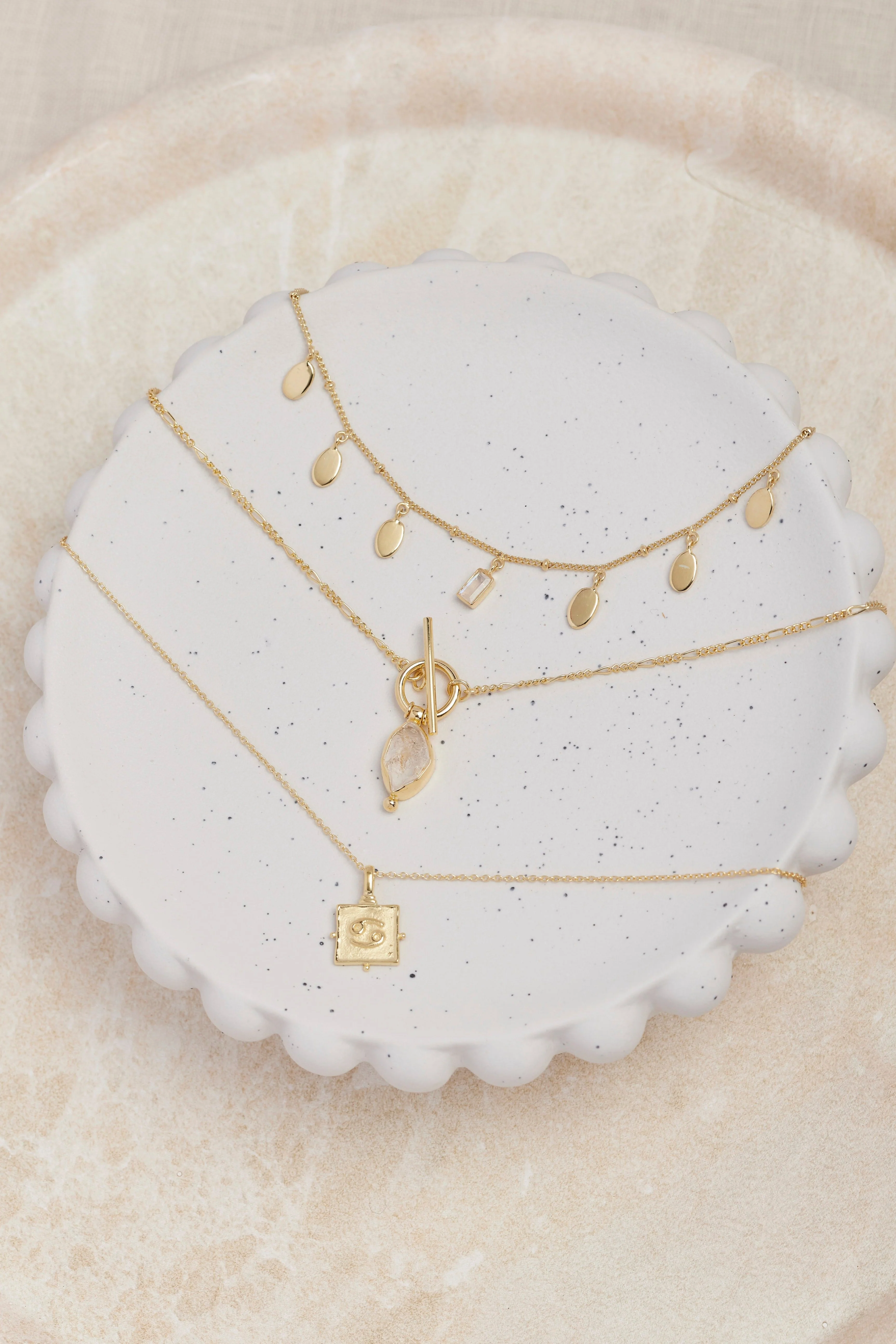 Herkimer Diamond Gold Necklace - Image 6