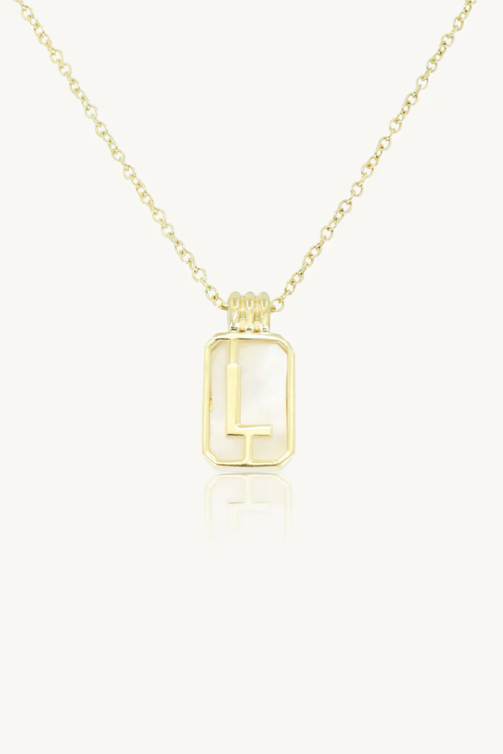 Initial A to Z Gold Necklace - Image 17