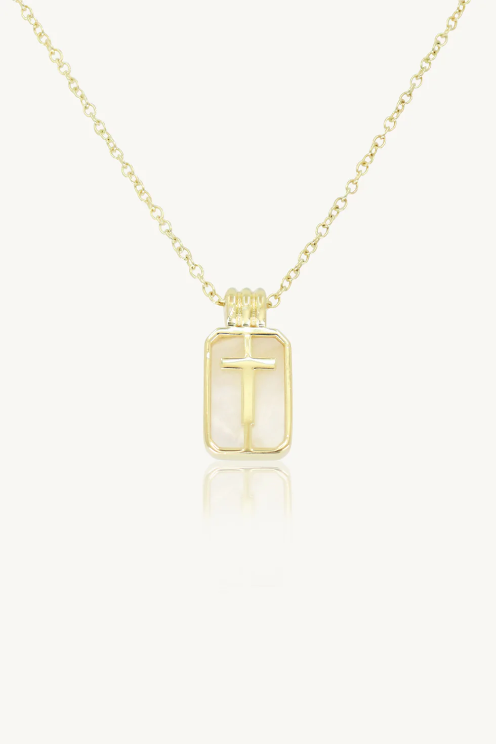 Initial A to Z Gold Necklace - Image 25