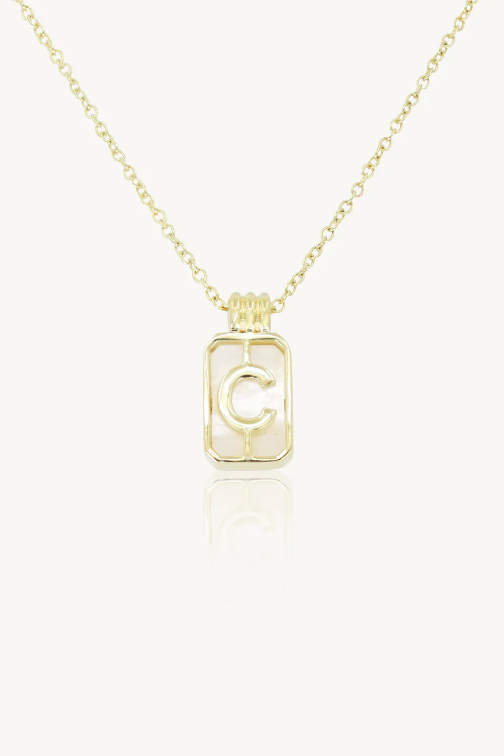 Initial A to Z Gold Necklace - Image 8