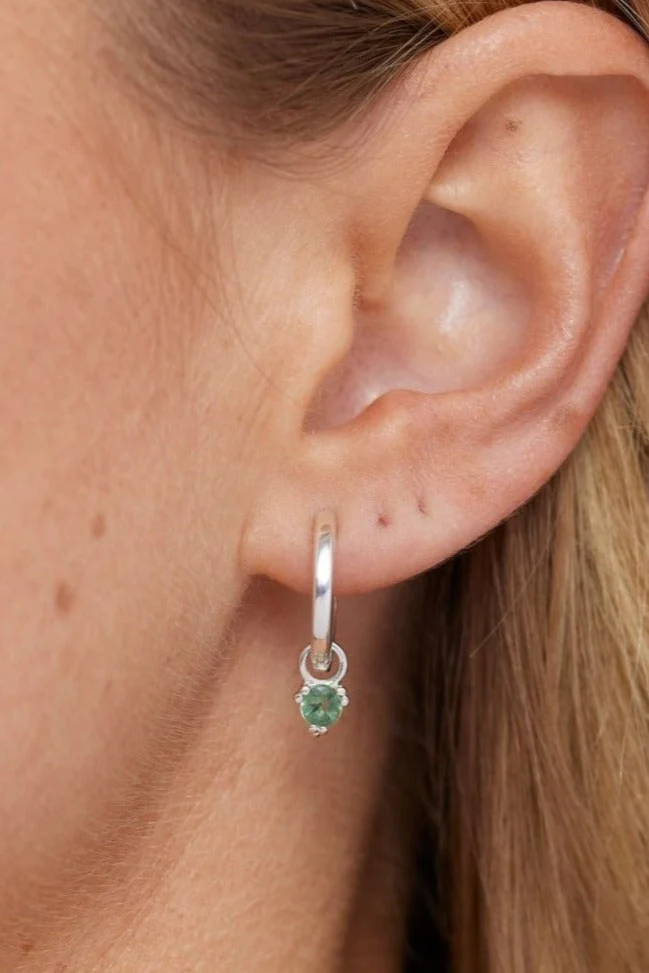 Orb Apatite Silver Charm - Image 3