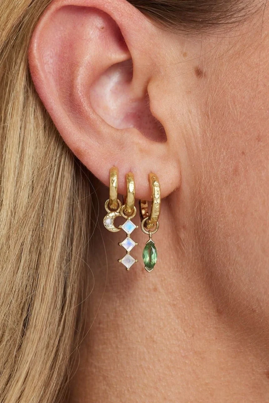 Trio Moonstone Gold Charm - Image 5